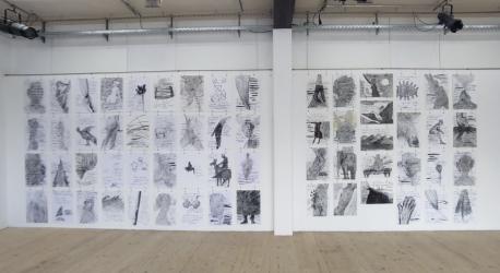 in der Ausstellung "Beobachbarkeiten" von M. Feuchtmeir